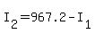 +I%5B2%5D+=+967.2+-+I%5B1%5D+