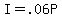 +I+=+.06P+