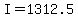 +I+=+1312.5