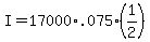 +I+=+17000%2A.075%2A%281%2F2%29+