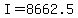 +I+=+8662.5+
