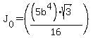 +J%5B0%5D+=+%28%28%285b%5E4%29sqrt%283%29%29%2F16%29+