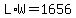 +L%2AW+=+1656+