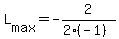+L%5Bmax%5D+=+-2%2F%282%2A%28-1%29%29+