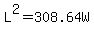 +L%5E2+=+308.64W+