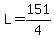 +L+=+151%2F4+