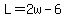 +L+=+2w-6+