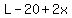 +L+-+20+%2B+2x+