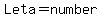 +Let+a+=+number