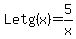 +Let+g%28x%29+=+5%2Fx+