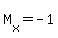 +M%5Bx%5D+=+-1+