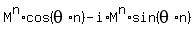 +M%5En%2Acos%28theta%2An%29+-+i%2AM%5En%2Asin%28theta%2An%29+