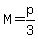 +M+=+p%2F3+