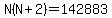 +N%28N%2B2%29=142883+