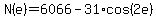+N%28e%29+=+6066+-+31%2Acos%282e%29+