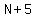 +N%2B5+