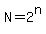 +N+=+2%5En+