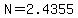 +N+=+2.4355+
