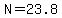+N+=+23.8+