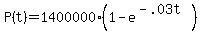 +P%28t%29+=+1400000%2A%281+-+e%5E%28-.03t%29%29+