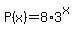 +P%28x%29+=+8%2A3%5Ex+