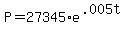 +P=27345%2Ae%5E%28.005t%29