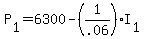 +P%5B1%5D+=+6300+-+%28+1%2F.06%29%2AI%5B1%5D+