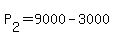 +P%5B2%5D+=+9000+-+3000+