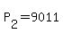 +P%5B2%5D+=+9011+