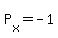 +P%5Bx%5D+=+-1+