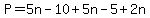 +P+=+5n+-+10+%2B+5n+-+5+%2B+2n+