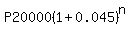 +P20000%281%2B0.045%29%5En+