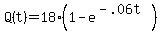 +Q%28t%29+=+18%2A%28+1+-+e%5E%28-.06t%29+%29