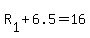 +R%5B1%5D+%2B+6.5+=+16+