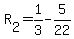+R%5B2%5D+=+1%2F3+-+5%2F22+