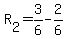+R%5B2%5D+=+3%2F6+-+2%2F6+
