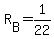 +R%5BB%5D+=+1%2F22+