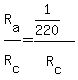 +R%5Ba%5D%2FR%5Bc%5D+=+%281%2F220%29+%2F+R%5Bc%5D+