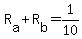 +R%5Ba%5D+%2B+R%5Bb%5D+=+1%2F10+