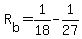 +R%5Bb%5D+=+1%2F18+-+1%2F27+