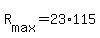 +R%5Bmax%5D+=+23%2A115+