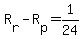 +R%5Br%5D+-+R%5Bp%5D+=+1%2F24+