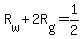 +R%5Bw%5D+%2B+2R%5Bg%5D+=+1%2F2+