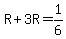 +R+%2B+3R+=+1%2F6+
