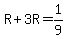 +R+%2B+3R+=+1%2F9+