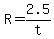 +R+=+2.5%2Ft+