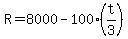 +R+=+8000+-+100%2A%28t%2F3%29+