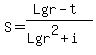 +S=+%28Lgr-t%29%2F%28Lgr%5E2%2Bi%29+