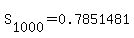+S%5B1000%5D+=+0.7851481+