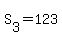 +S%5B3%5D+=+123+